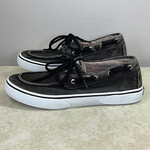 Sperry Topsider Black Denim M8.5 - Picture 6 of 10